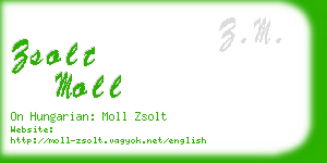 zsolt moll business card